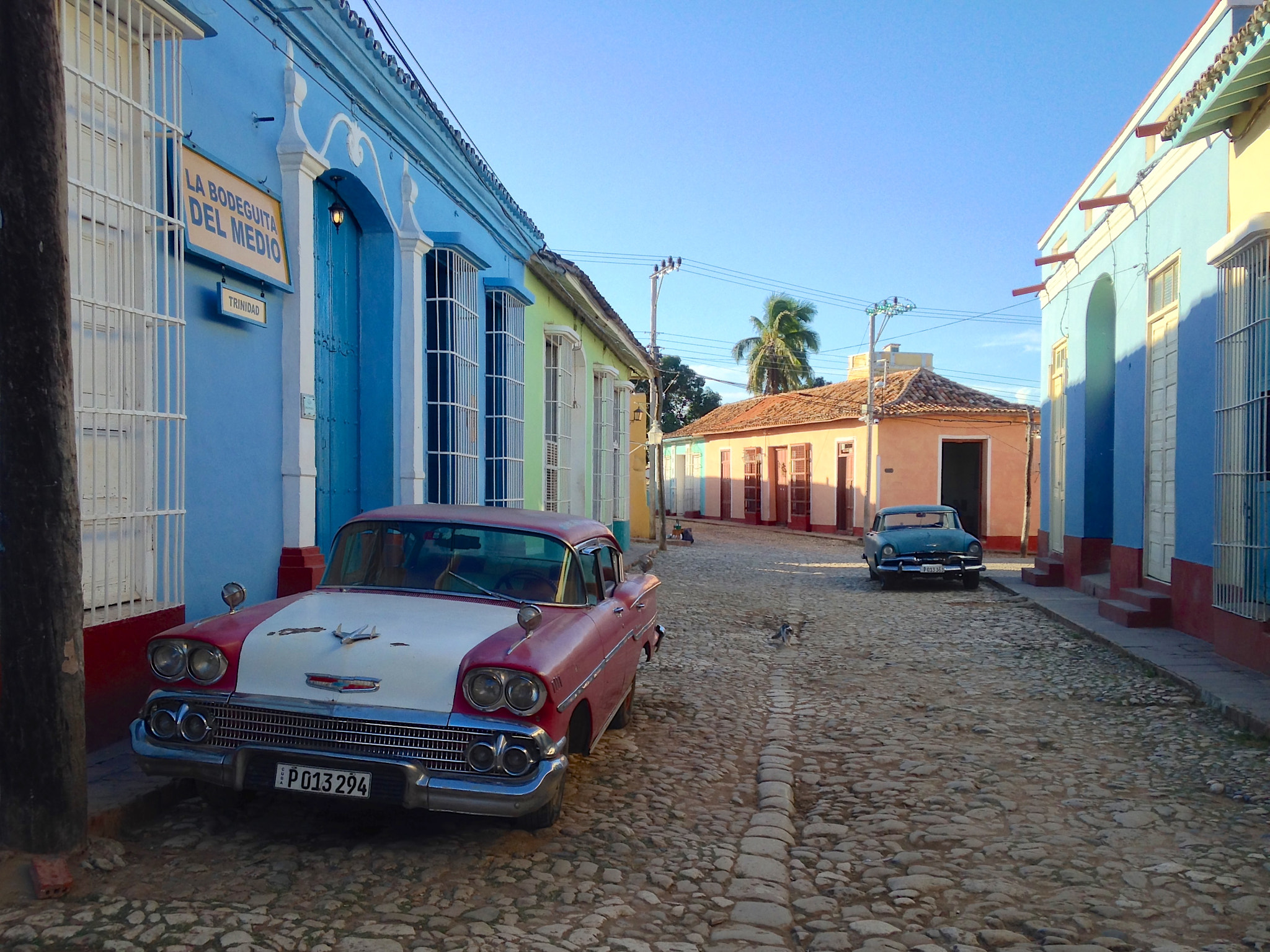Colorful colonial street in Trinidad, Cuba